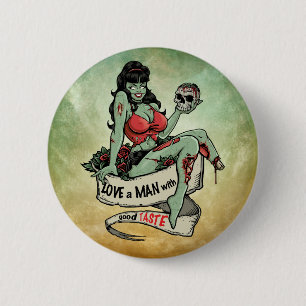 Zombie Love 6 Cm Round Badge