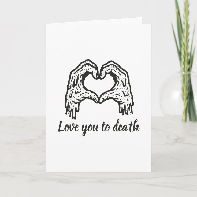 Zombie Love Card (Front)