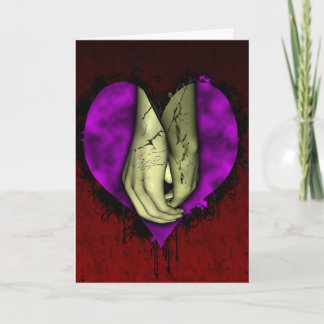 Zombie Love Gothic Valentine's Day Card
