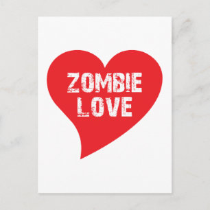 Zombie Love Postcard
