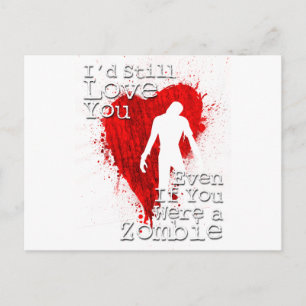 Zombie Love Postcard