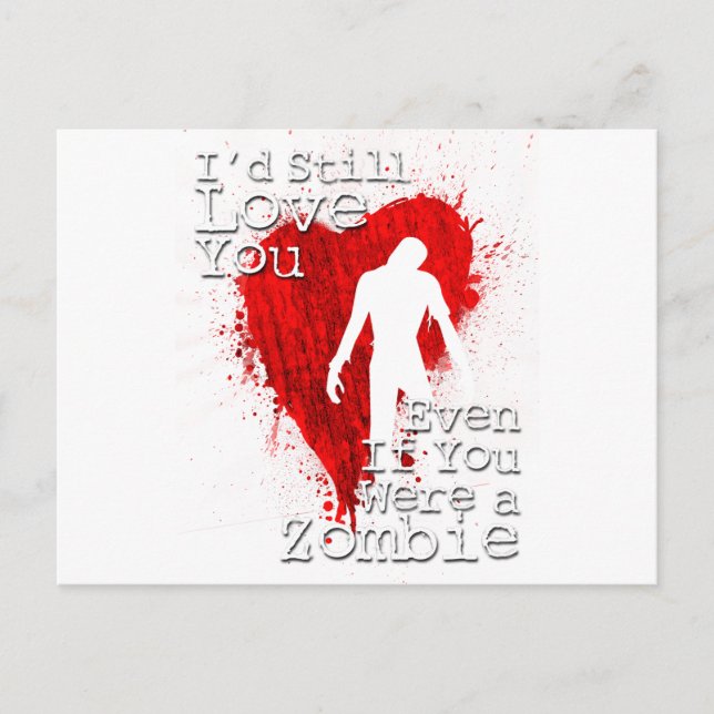 Zombie Love Postcard (Front)