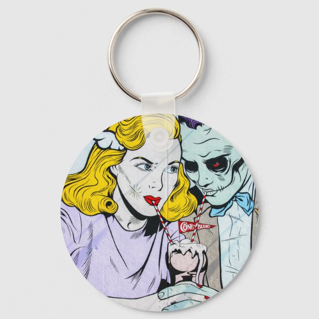 zombie love shake key ring (Front)