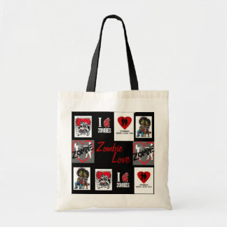 zombie love tote bag