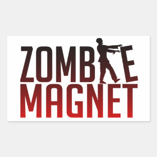 ZOMBIE MAGNET stickers