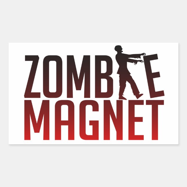 ZOMBIE MAGNET stickers (Front)