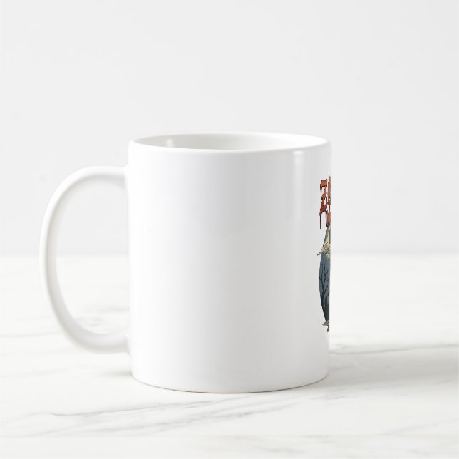 Zombie Mode Halloween Hand Moon Graveyard_1 Coffee Mug (Left)