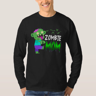 Zombie Mum Cute Halloween Costume For Mother T-Shirt