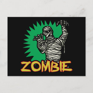 Zombie Mummy Postcard