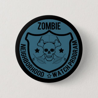 Zombie Neighbourhood Watch 6 Cm Round Badge
