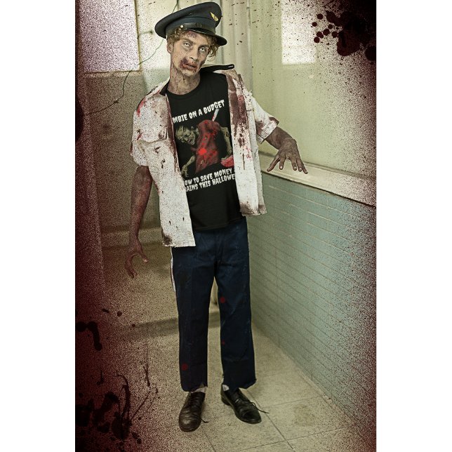 Zombie On A Budget Halloween T-Shirt (Creator Uploaded)