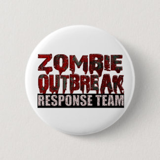 Zombie Outbreak Response Team 6 Cm Round Badge