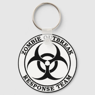Zombie Outbreak Response Team (Biohazard) Key Ring