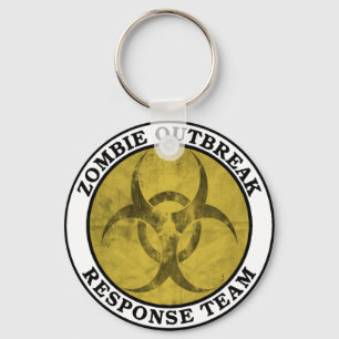 Zombie Outbreak Response Team (Biohazard) Key Ring