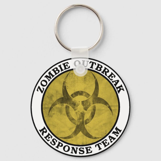 Zombie Outbreak Response Team (Biohazard) Key Ring (Front)