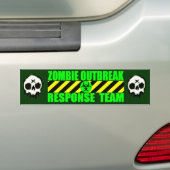 Zombie Outbreak Response Team Bumper Sticker (On Car)