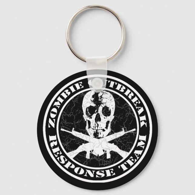 Zombie Outbreak Response Team Key Ring (Front)