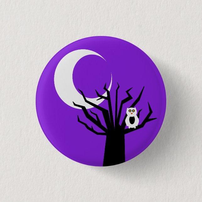 Zombie Owl of Doom 3 Cm Round Badge (Front)