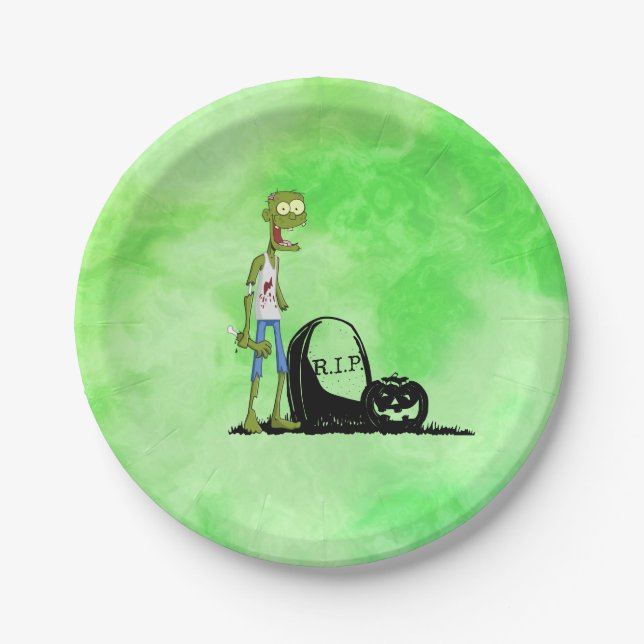 Zombie  paper plate (Front)