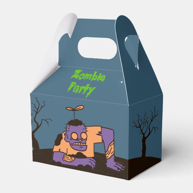 Zombie Party Favour Box (Front Side)