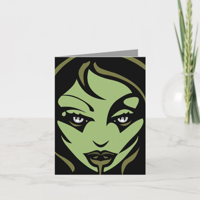 Zombie Party Invitations Custom Halloween Cards (Front)