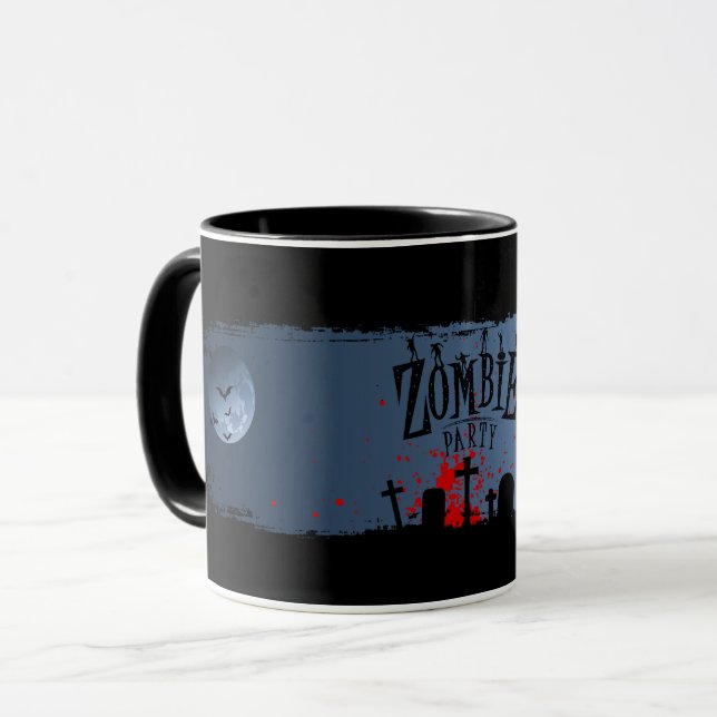 zombie party mug (Front Left)