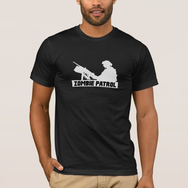 Zombie Patrol - On the Gun T-Shirt (Front)
