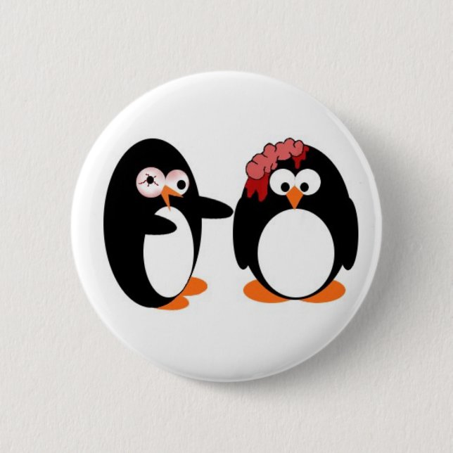 Zombie Penguin Pin (Front)