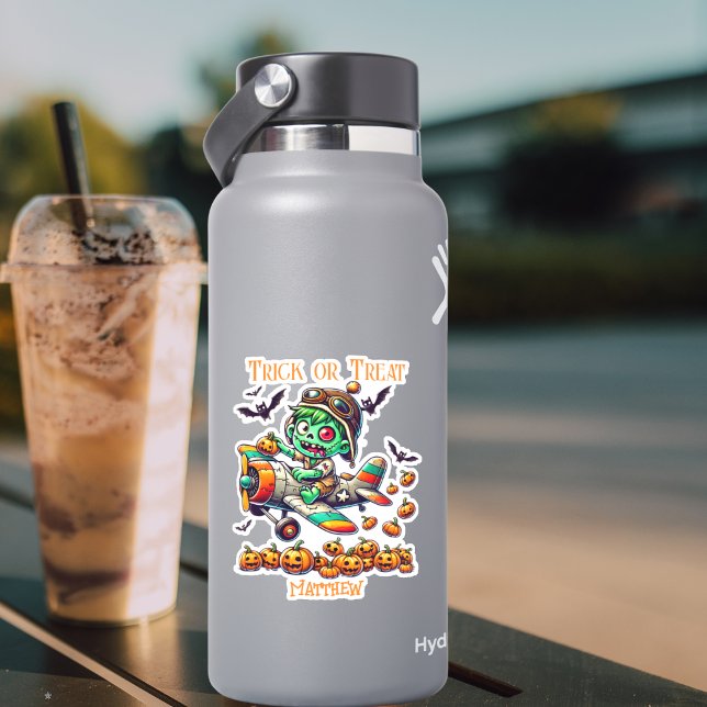 Zombie Pilot Aeroplane Pumpkins Halloween custom  (Creator Uploaded)