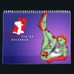 Zombie Pin-Up Calendar 2014<br><div class="desc">Rock your way through apocalypse with this beautiful Zombie Pin-Up Calendar! No other way to experience the end of the world.</div>