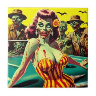 Zombie Pin-up Tile