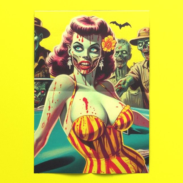 Zombie Pin-up Tissue Paper (Creator Uploaded)
