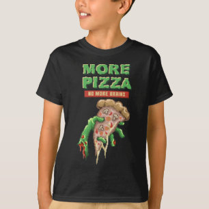 Zombie Pizza, Undead Eats Pizza, Horror Gift T-Shirt