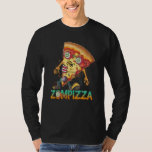 Zombie Pizza Zompizza Funny Halloween Zombie Food T-Shirt<br><div class="desc">Zombie Pizza Zompizza Funny Halloween Zombie Food</div>