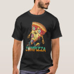 Zombie Pizza Zompizza Funny Halloween Zombie Food  T-Shirt<br><div class="desc">Zombie Pizza Zompizza Funny Halloween Zombie Food 1</div>