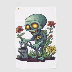 Zombie Plant Parent Golf Towel
