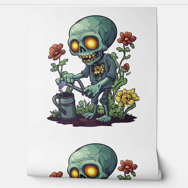 Zombie Plant Parent Wallpaper (Unrolling)
