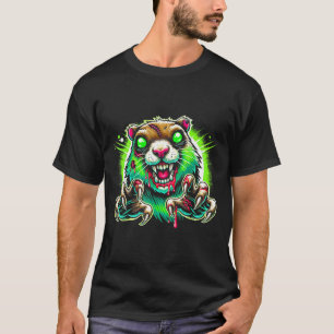 Zombie Prairie Dog Halloween Horror T-Shirt