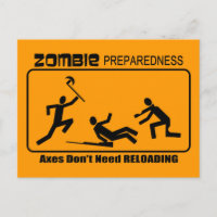 Zombie Preparedness Axes Reload Design