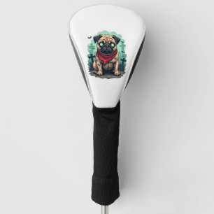 Zombie Pug Parade Golf Head Cover