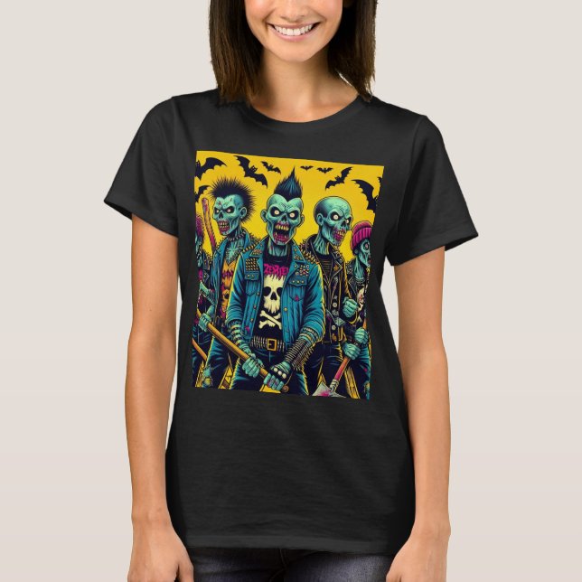 Zombie Punk Band T-Shirt (Front)
