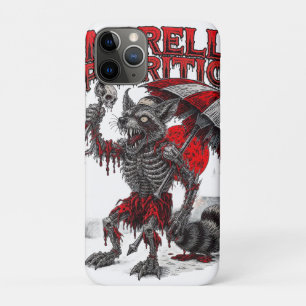 Zombie Racoon holding Skull & Umbrella Macabre  Case-Mate iPhone Case