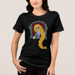 Zombie Rapunzel  Tri-Blend Shirt