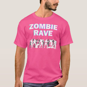 Zombie Rave Optical Illusion Trippy Motivational T-Shirt
