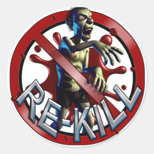 Zombie Re-Kill Count Stickers