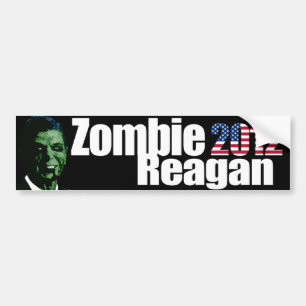Zombie Reagan Bumper Sticker