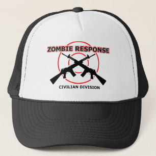 Zombie Response Funny Hat Cap Humour
