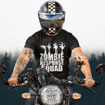 Zombie Response Squad Funny Horror Movie T-Shirt<br><div class="desc">Awesome zombie fighter gift that reads Zombie Response Squad under scary zombie arms reaching up from the black text. Cool zombies apocalypse team gear featuring creepy dead hands.</div>