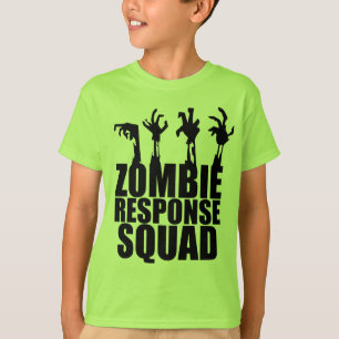 Zombie Response Squad Scary Arms Reaching Up T-Shirt