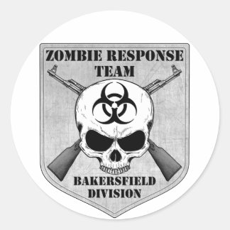 Zombie Response Team: Bakersfield Division Classic Round Sticker